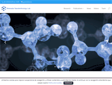 Tablet Screenshot of nanomol.es